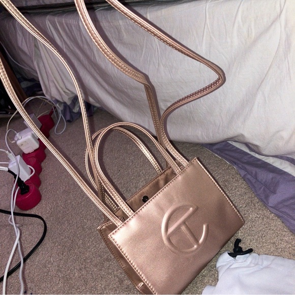 Rare MTO Telfar Small Shopping Bag Copper/Rosegold - Picture 2 of 10